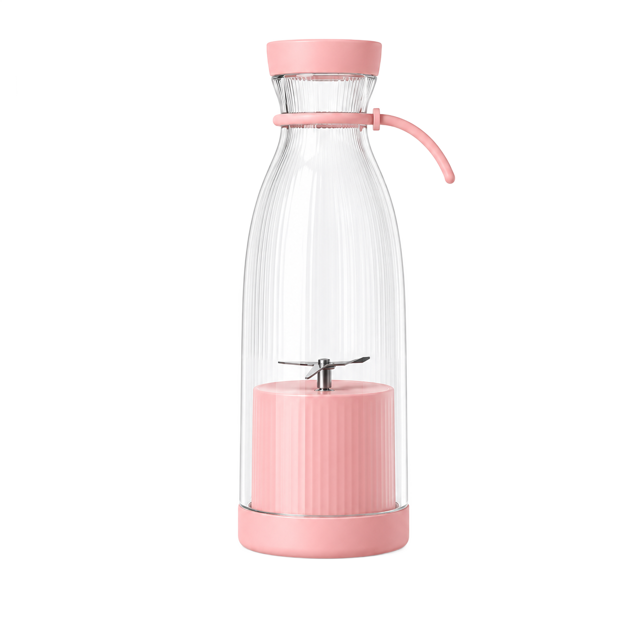 voltecharged blender — blush pink