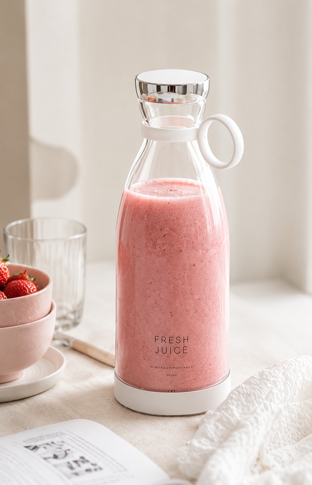 Blender on the counter